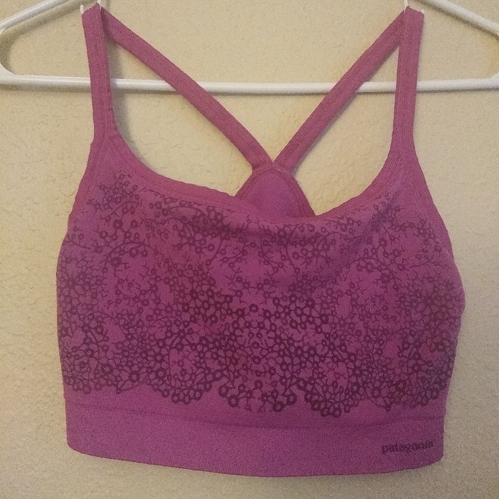 Purple Patagonia Sports Bra
